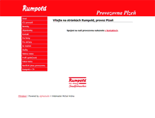 Tablet Screenshot of plzen.rumpold.cz
